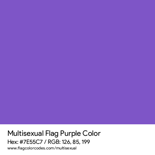 Purple - 7E55C7