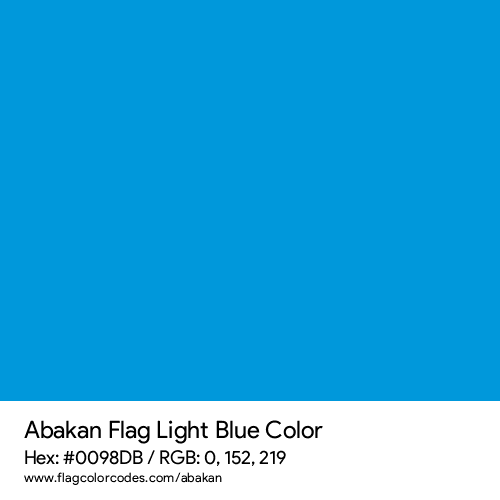 Light Blue - 0098DB