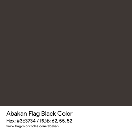Black - 3E3734