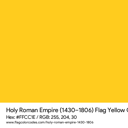 Yellow - FFCC1E
