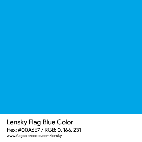 Blue - 00A6E7