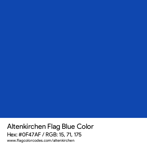 Blue - 0F47AF