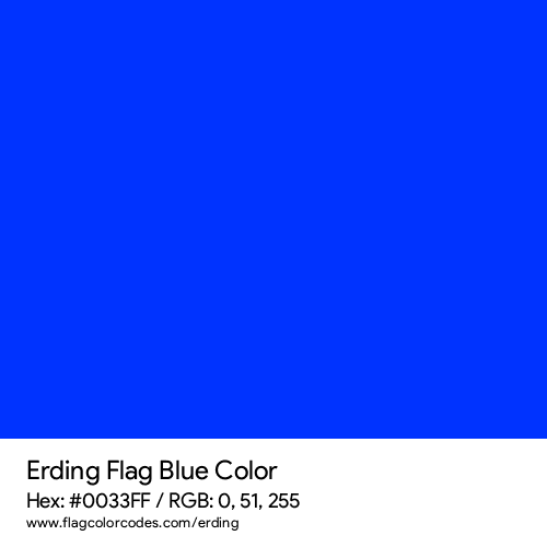 Blue - 0033FF