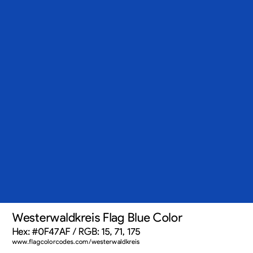 Blue - 0F47AF
