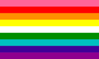 Gay Flag of South Africa flag image preview