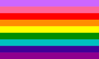 Transgender flag image preview