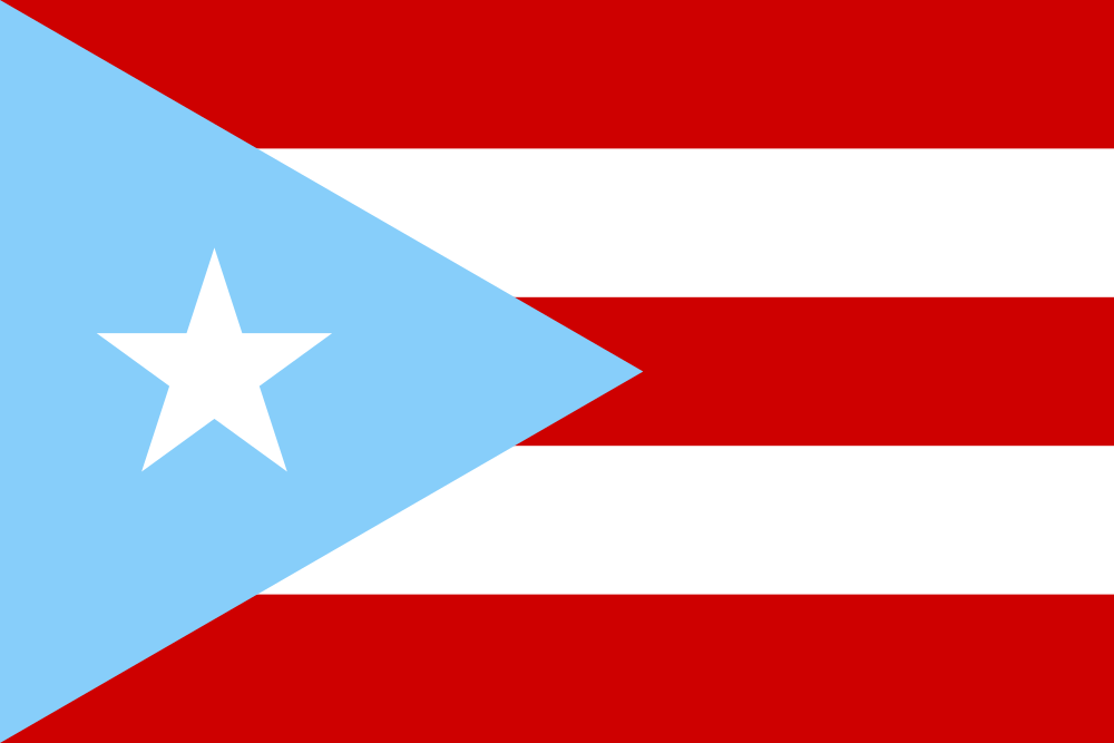 Flag of Puerto Rico (1895) flag image preview