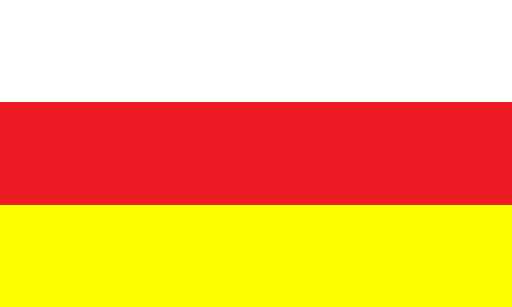 South Ossetia flag image preview