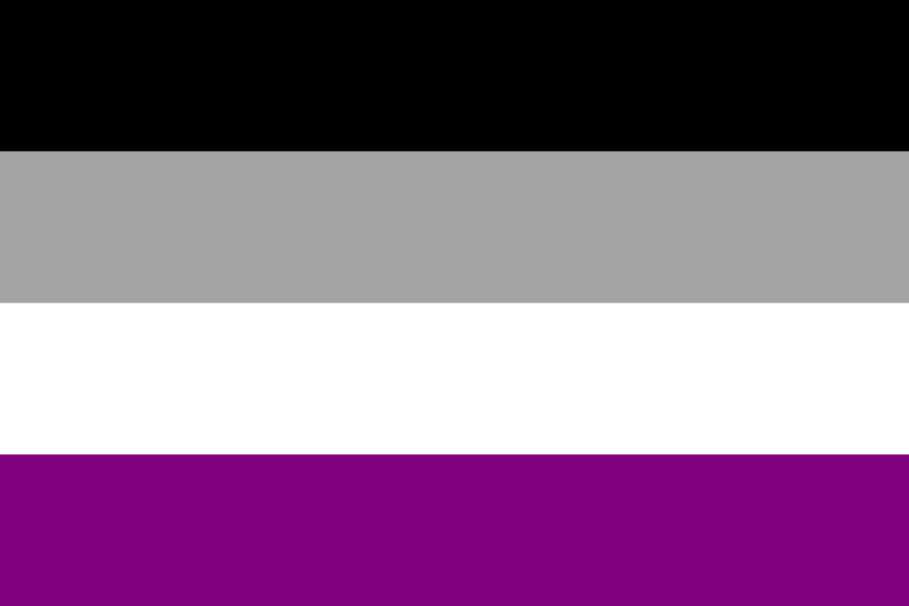 Asexual flag image preview