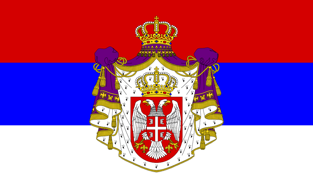 Kingdom of Serbia (1882–1918) flag image preview