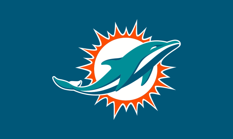 Miami Dolphins flag color codes