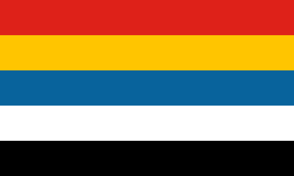 The Republic of China (1912-1928) flag color codes