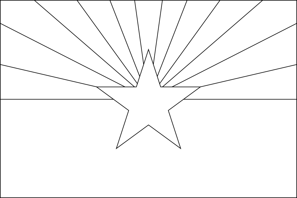 Arizona Outline flag