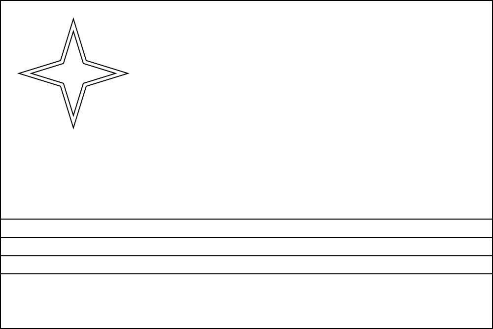 Aruba Outline flag