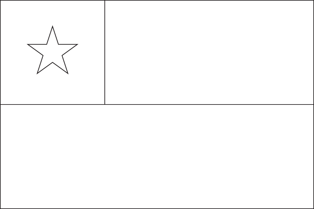 Chile Outline flag