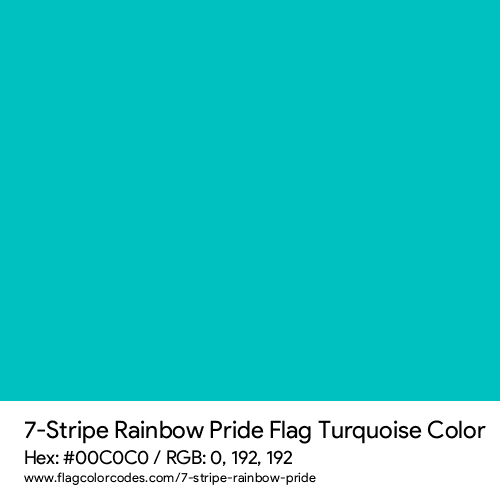 Turquoise - 00C0C0