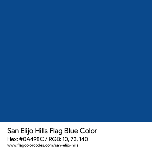 Blue - 0A498C