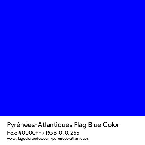 Blue - 0000FF