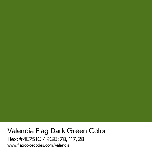 Dark Green - 4E751C