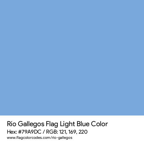 Light Blue - 79A9DC
