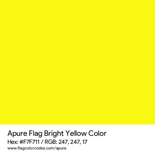 Bright Yellow - F7F711