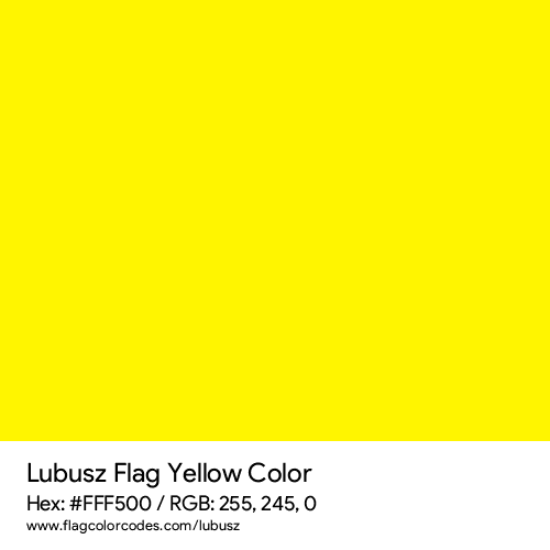 Yellow - FFF500