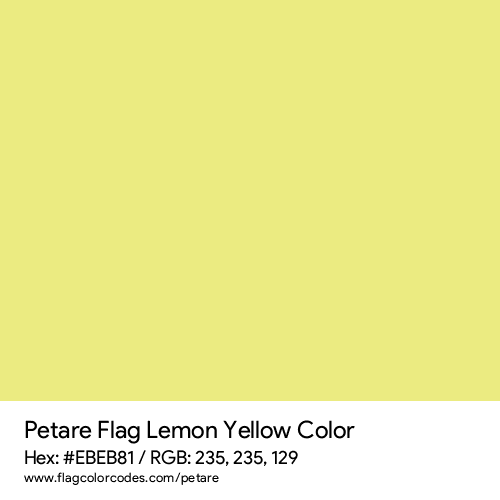 Lemon Yellow - EBEB81