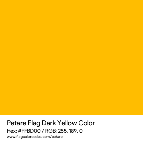 Dark Yellow - FFBD00