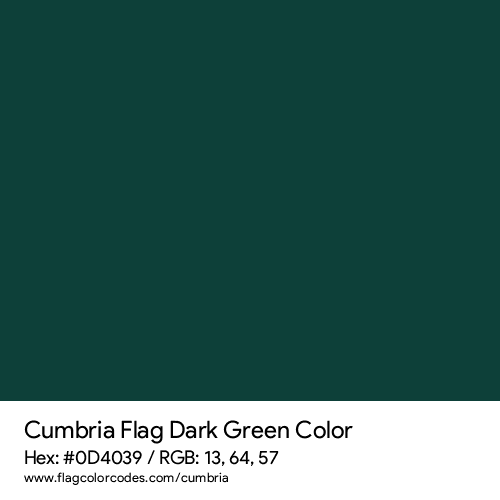 Dark Green - 0D4039