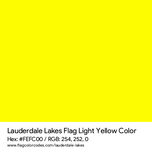 Light Yellow - FEFC00