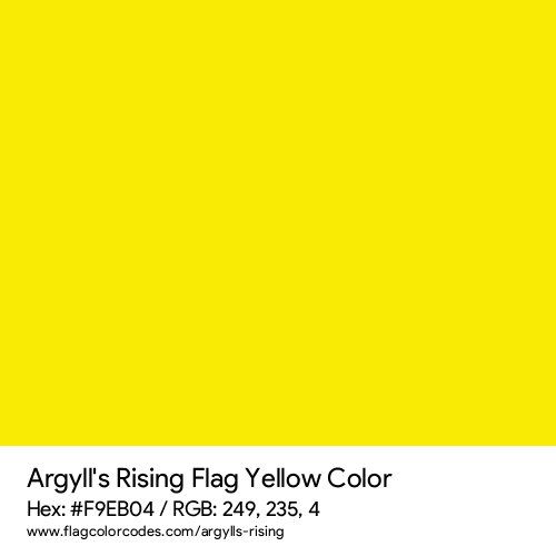 Yellow - F9EB04