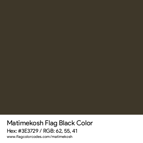 Black - 3E3729