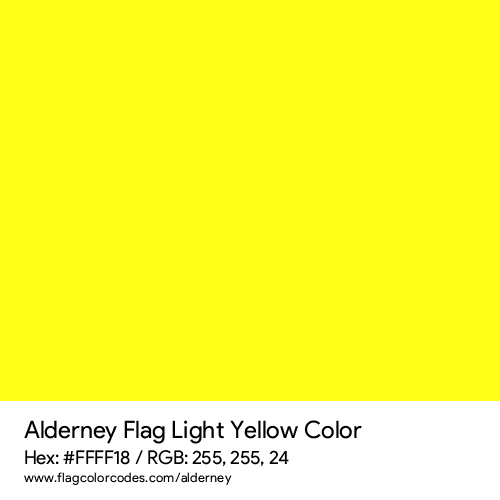 Light Yellow - ffff18