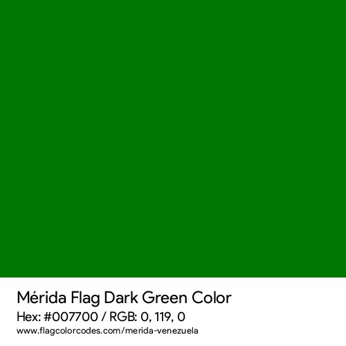 Dark Green - 007700
