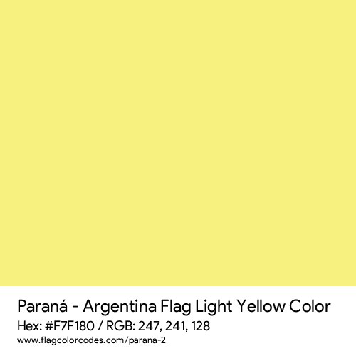 Light Yellow - F7F180