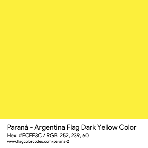 Dark Yellow - FCEF3C