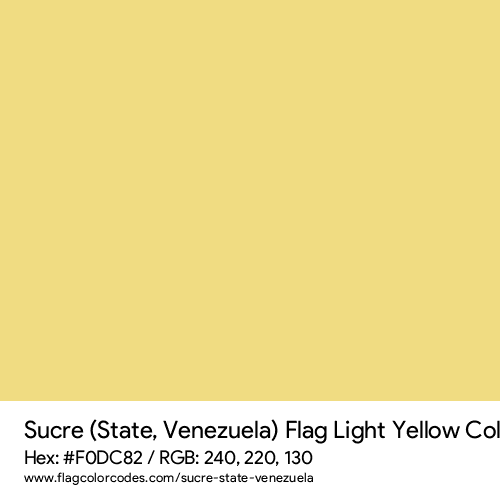 Light Yellow - F0DC82