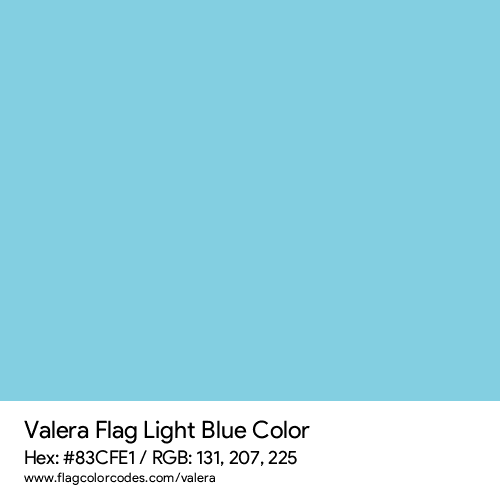 Light Blue - 83CFE1