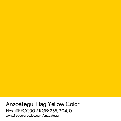 Yellow - FFCC00