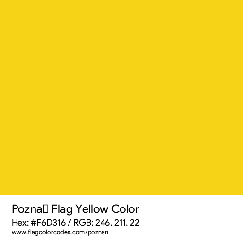 Yellow - F6D316
