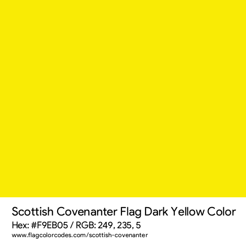 Dark Yellow - F9EB05