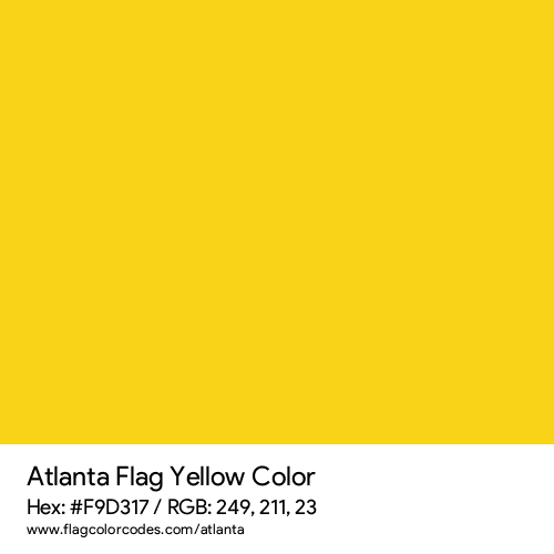 Yellow - F9D317