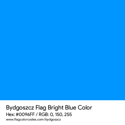 Bright Blue - 0096FF