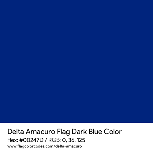 Dark Blue - 00247D