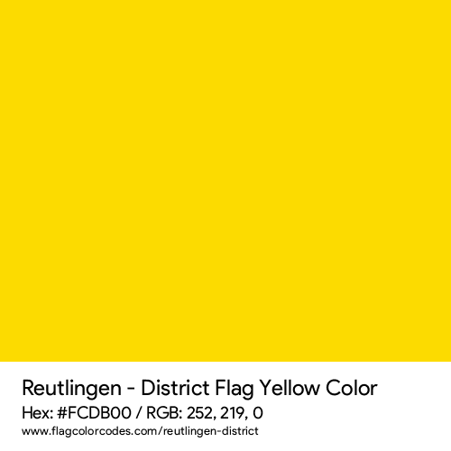 Yellow - fcdb00