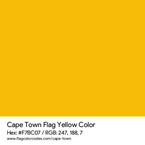 Yellow - F7BC07