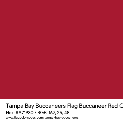 Buccaneer Red - A71930