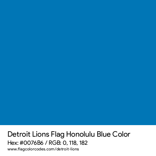 detroit lions honolulu blue