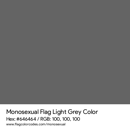 Light Grey - 646464