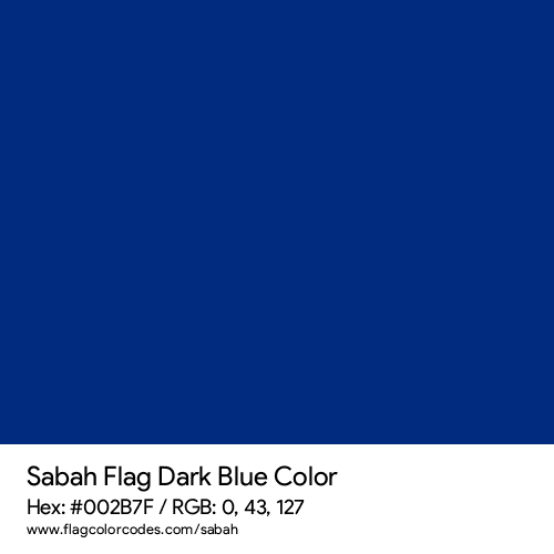 Dark Blue - 002B7F